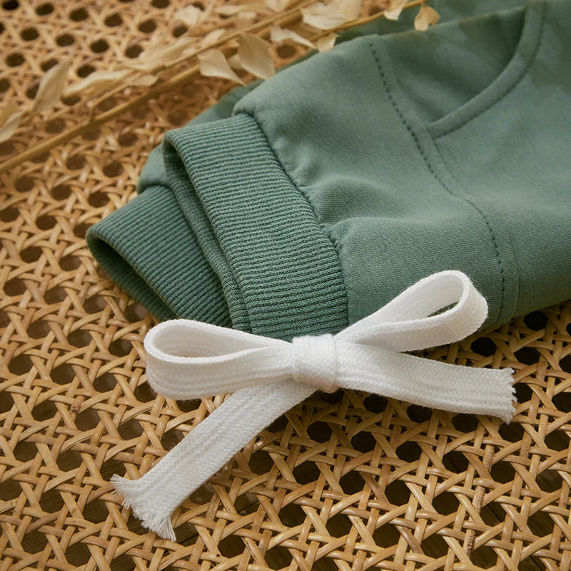 Ensemble 2 pièces avec blocs de couleurs bébé