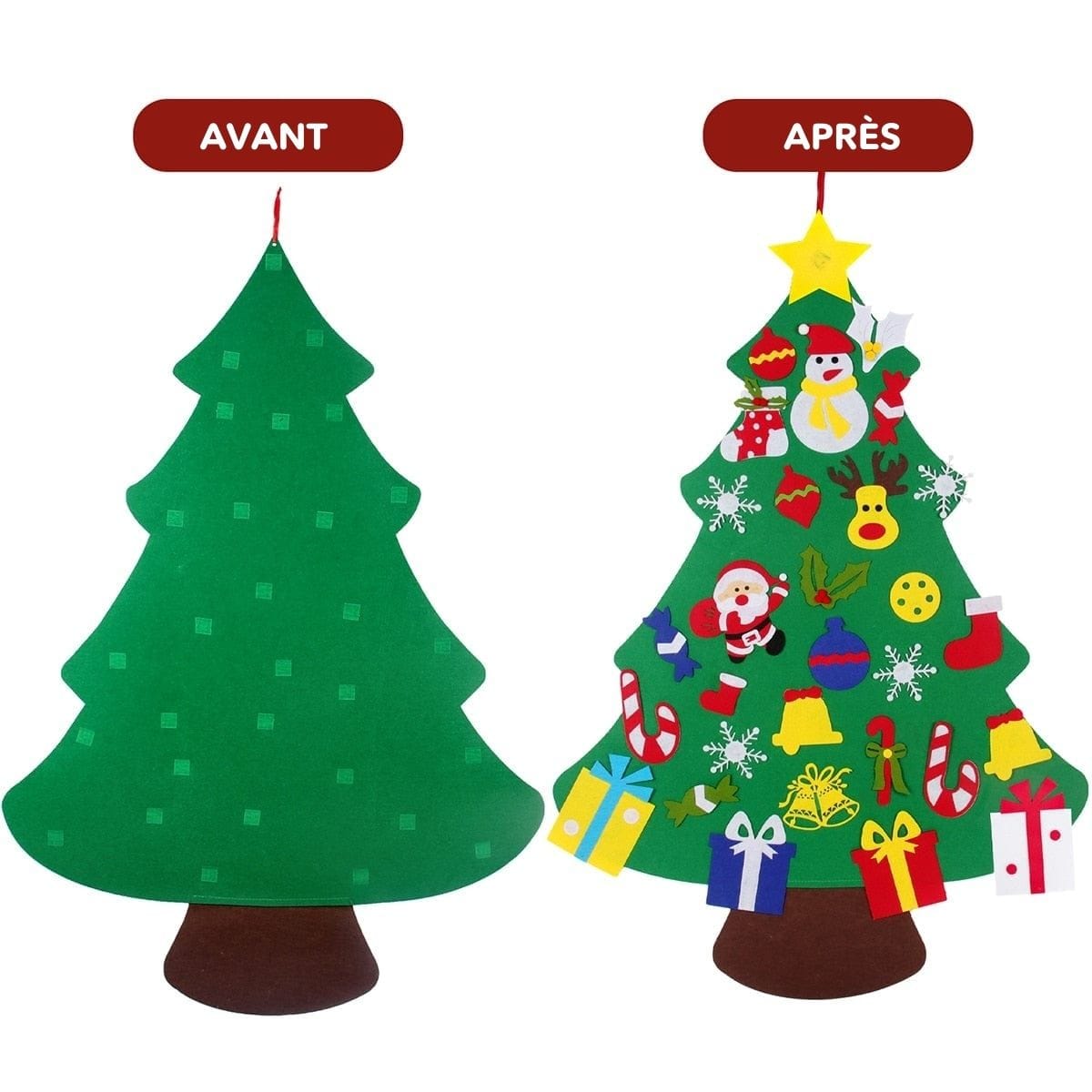 Sapin de Noël en Feutrine