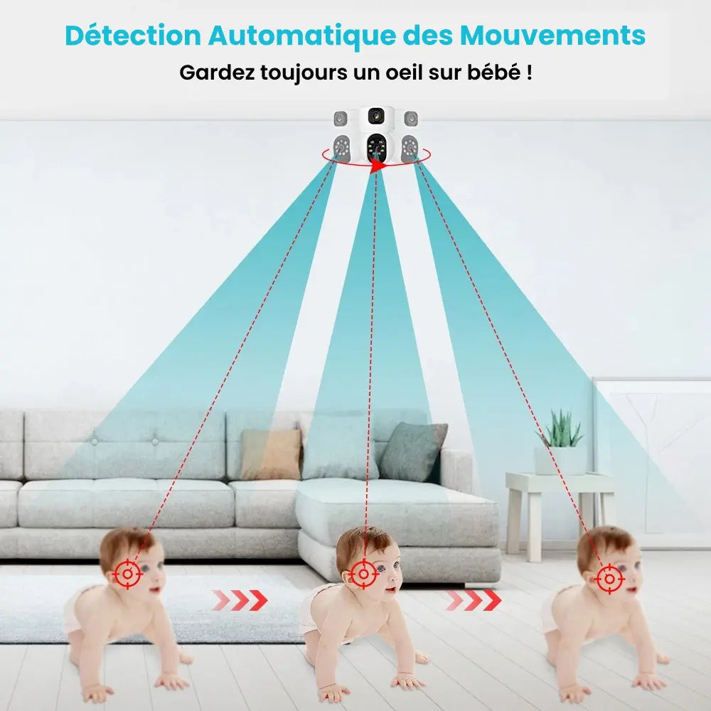 Babyphone Connecté 360° - Ô Royaume de Bébé