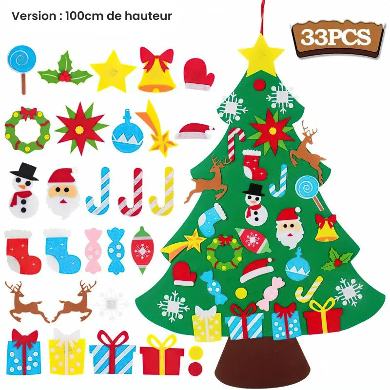 Sapin de Noël en Feutrine