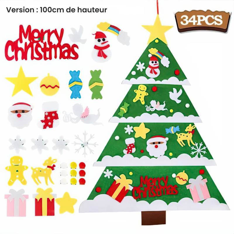 Sapin de Noël en Feutrine