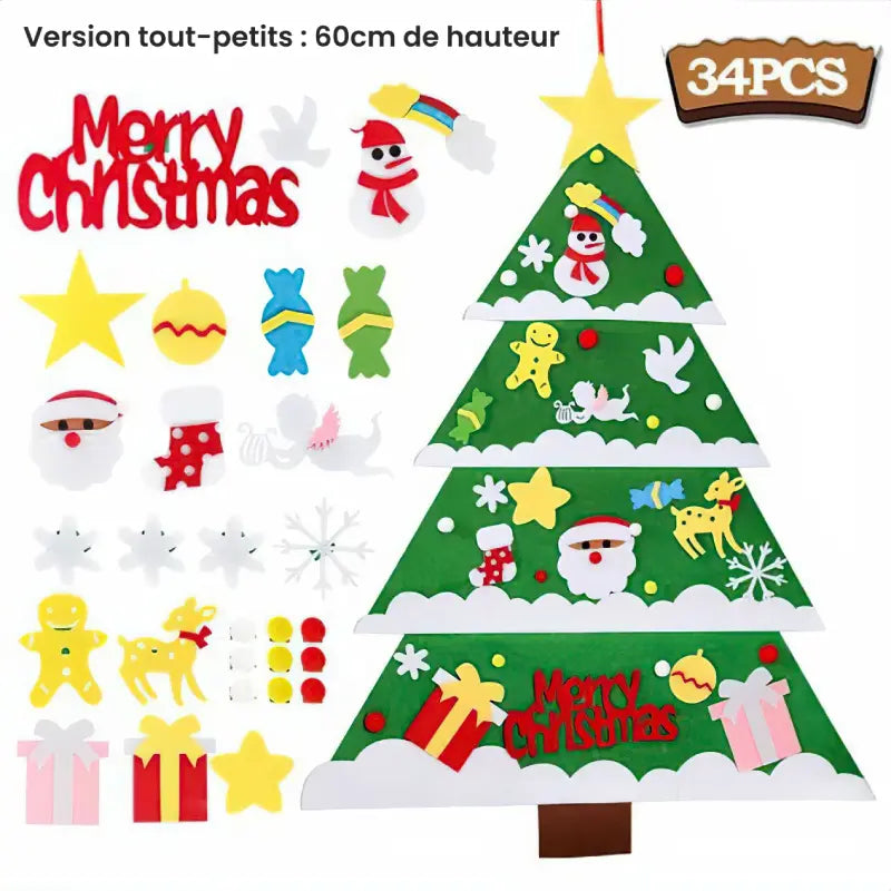 Sapin de Noël en Feutrine