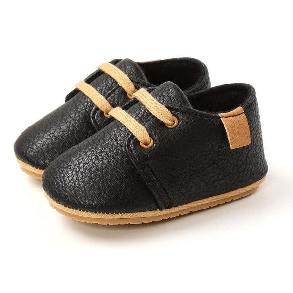 Chaussures Bébé en Cuir Style Mocassins