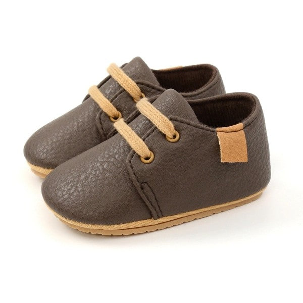 Chaussures Bébé en Cuir Style Mocassins