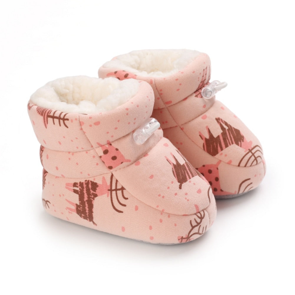 Bottes d'Hiver en Polaire pour Bébé
