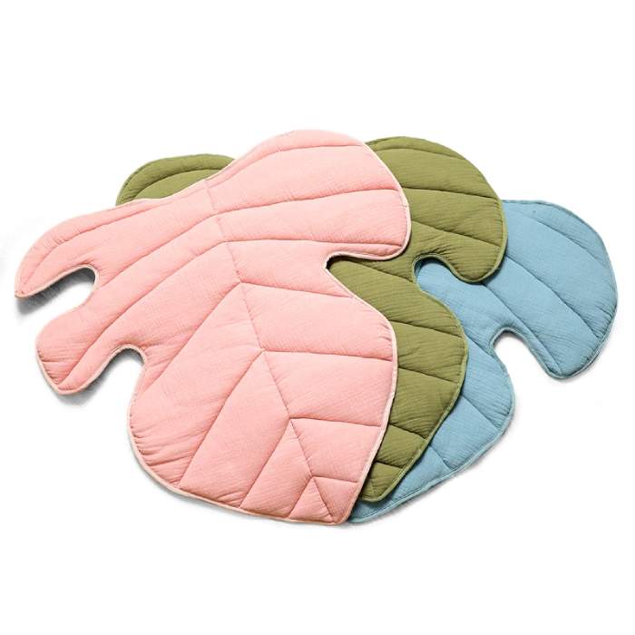 Tapis de sol en forme de feuille bébé