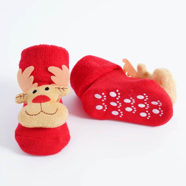 Chaussettes Antidérapantes de Noël pour Bébé