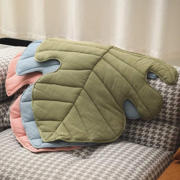 Tapis de sol en forme de feuille bébé