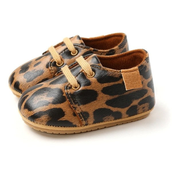Chaussures Bébé en Cuir Style Mocassins