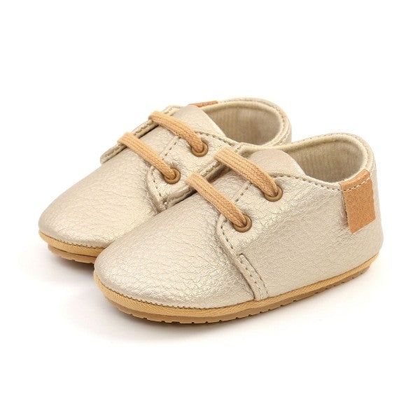 Chaussures Bébé en Cuir Style Mocassins