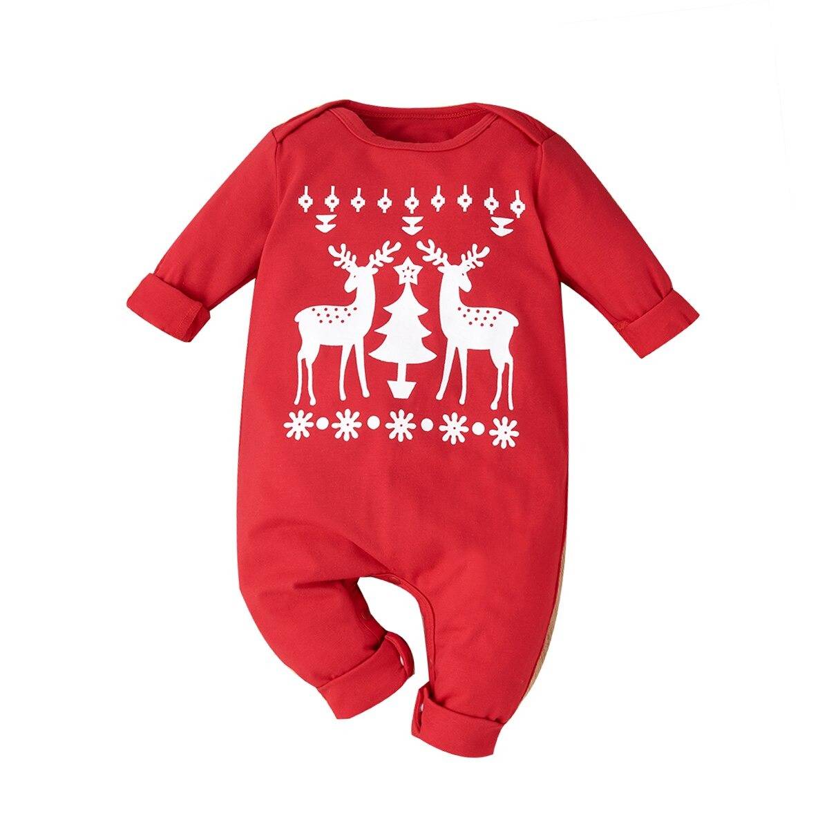 Pyjama de Noël Bébé - Rennes du Père Noël