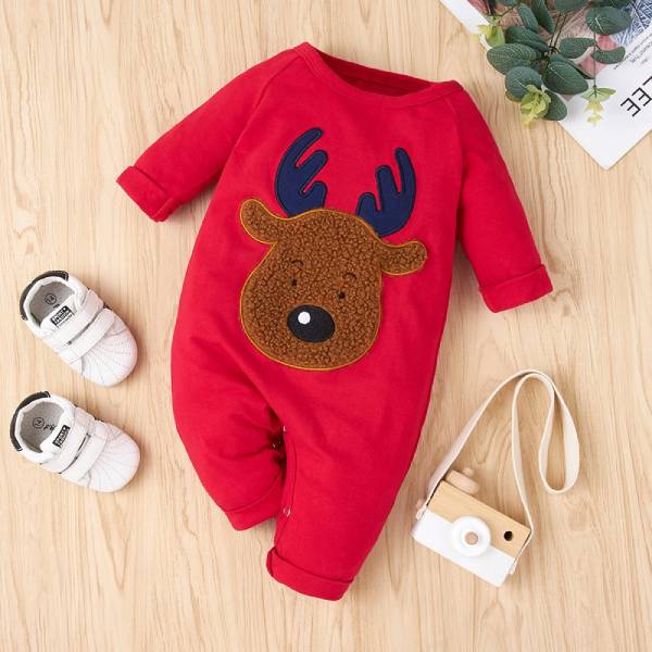 Pyjama de Noël Bébé - Tenue Noël Bébé Vêtement Noel Bebe