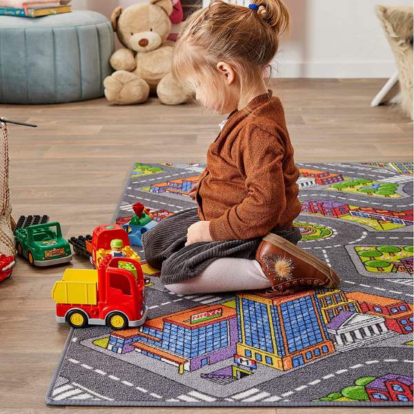 Tapis de Jeu Ville pour Enfant