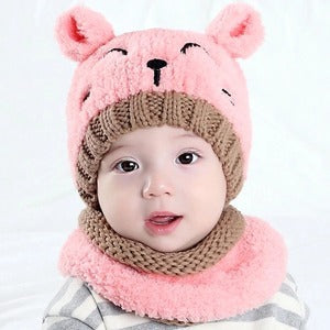 Bonnet Hiver pour Bébé Garçon - Doublé de polaire