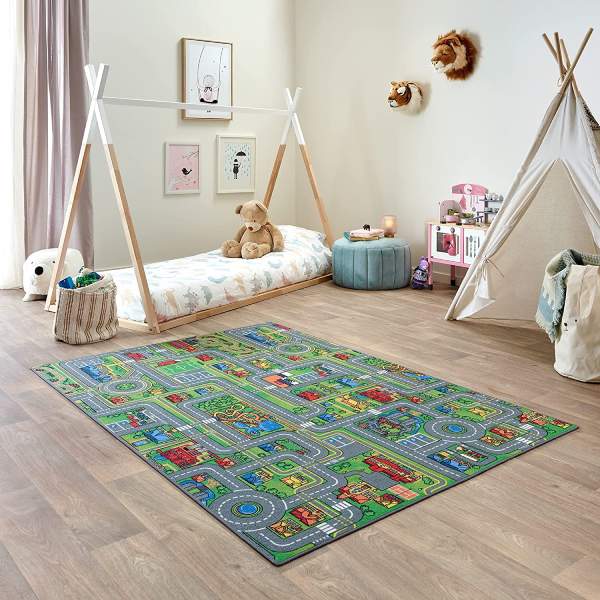 Tapis de Jeu Ville pour Enfant
