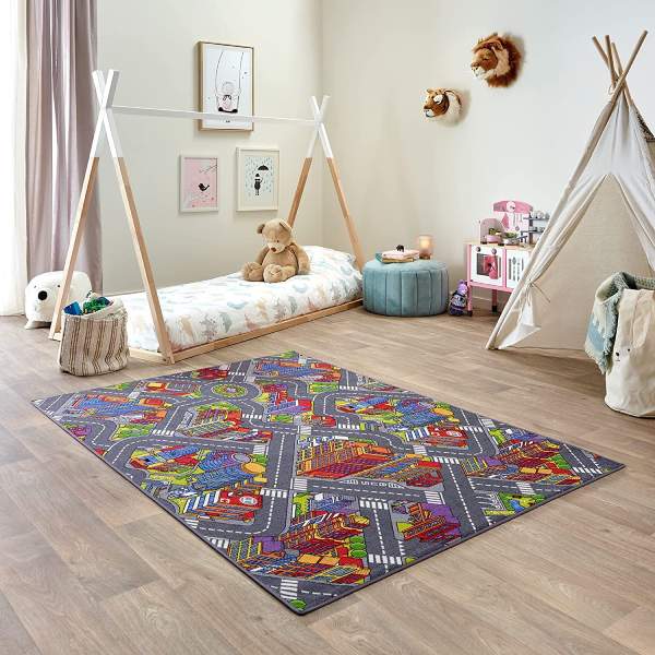 Tapis de Jeu Ville pour Enfant