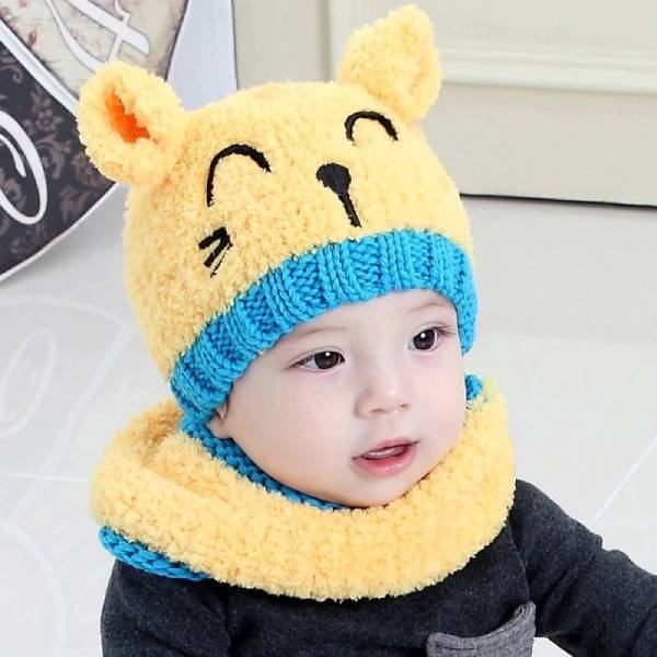 Bonnet Hiver pour Bébé - Doublé de polaire