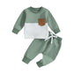 Ensemble 2 pièces avec blocs de couleurs bébé