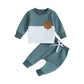 Ensemble 2 pièces avec blocs de couleurs bébé