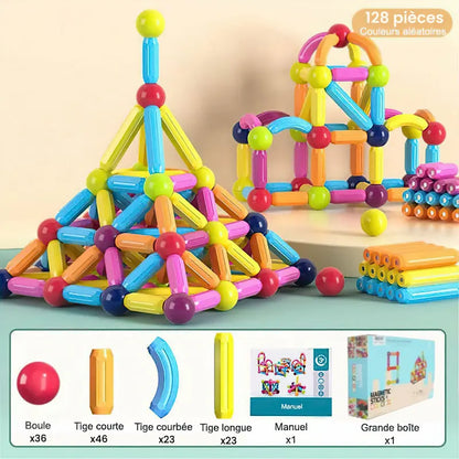 Jeu de Construction magnétique pour enfants