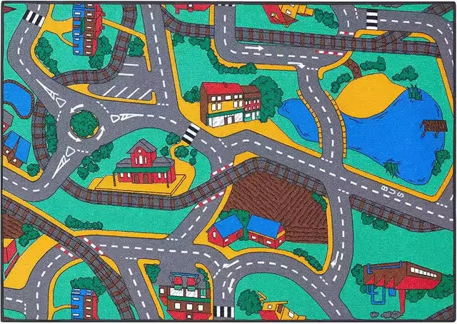 Tapis de Jeu Ville pour Enfant