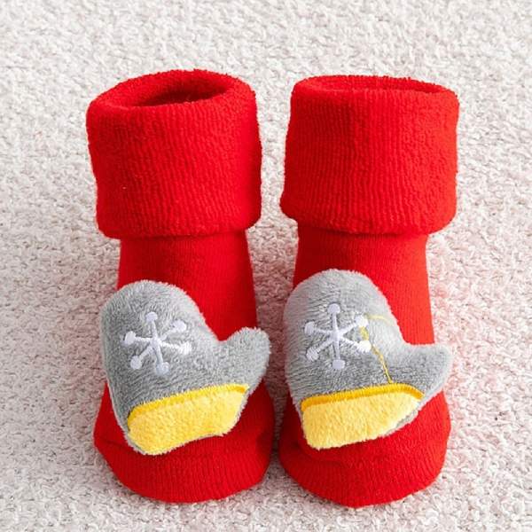 Chaussettes Antidérapantes de Noël Bébé