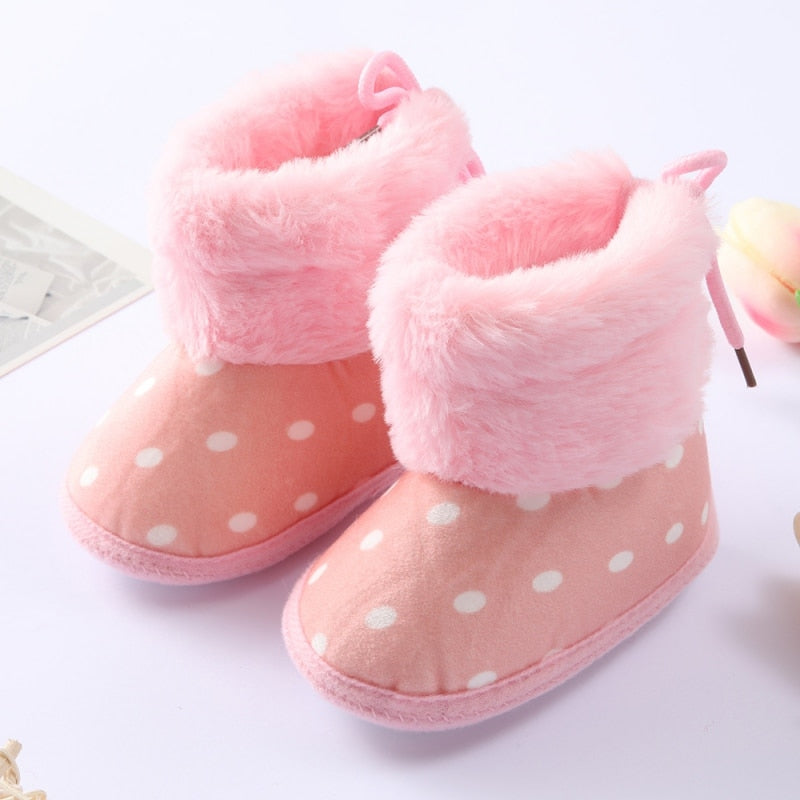 Bottes d'Hiver pour Bébé Doublées en Polaire