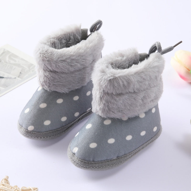 Bottes d'Hiver pour Bébé Doublées en Polaire