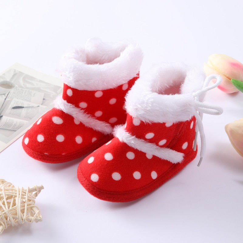 Bottes d'Hiver pour Bébé Doublées en Polaire