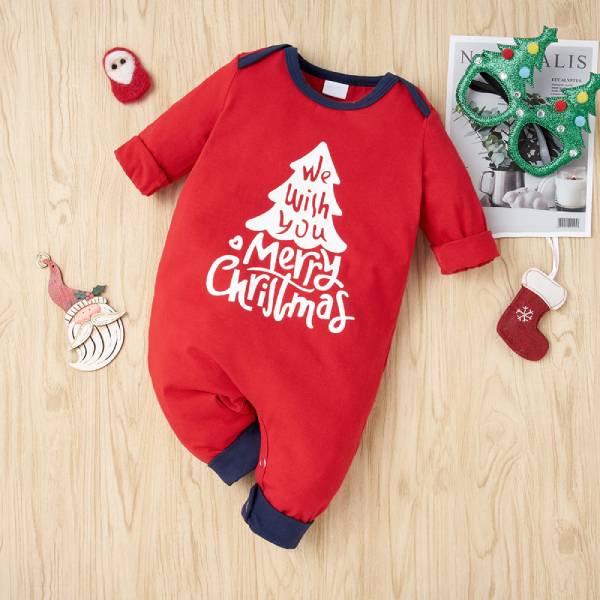 Vetement Bébé Noël - Combinaison + Bonnet Père Noël - Déguisement Hiver Garçon Fille 0-24 Mois