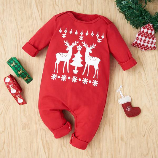 Pyjama de Noël Bébé - Rennes du Père Noël