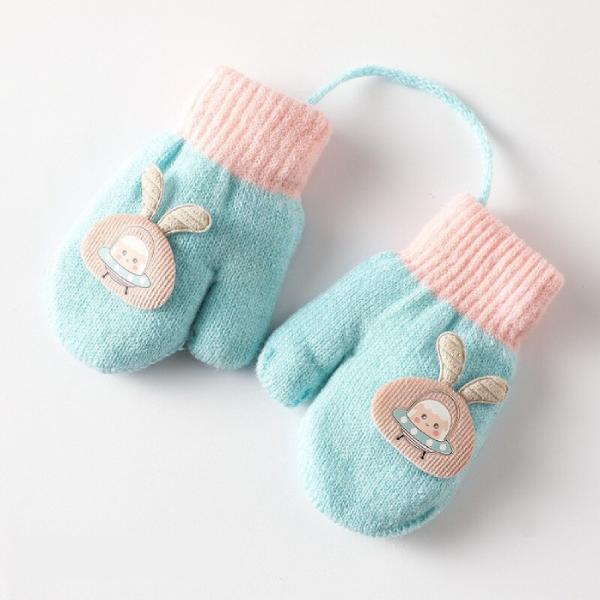 Moufles bébé en laine tricotée  - Ô Royaume de Bébé